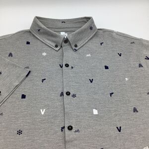 VOX Mens Utah Series Short Sleeve Button Up Shirt Size Large‎